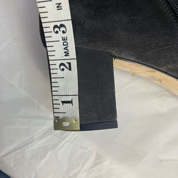 New L’AGENCE  Women Jeanne Pointed Toe
Graphite Gray Brown Suede Bootie - Picture 8 of 11